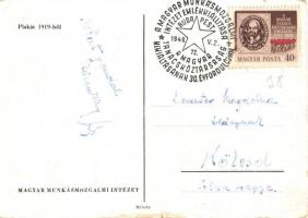 A szociális termelésből fakad a jólét. Plakát 1919-ből. Magyar Munkásmozgalmi Intézet kiadása / Hung...