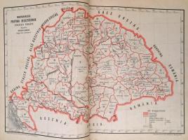 1880 Hátsek Ignác: A magyar szent korona országainak megyei térképei. Rajzolta: - -. Bp.,1880, Rautm...