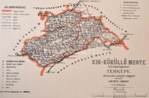 1880 Hátsek Ignác: A magyar szent korona országainak megyei térképei. Rajzolta: - -. Bp.,1880, Rautm...