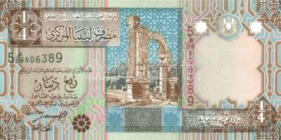 Líbia 2002. 1/4D T:I + Szíria 1991. 5Ł T:I