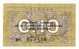Lettország 1992. 1R, 2R T:I + Litvánia 1991. 0.10T, 0.20T, 0.50T, 1T T:I