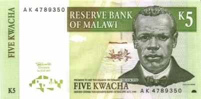 Eritrea 1997. 1N T:I + Guinea-Bissau 1990. 50P, 100P T:I + Malawi 1997. 5K T:I + Szomália 1987. 5Sh T:I