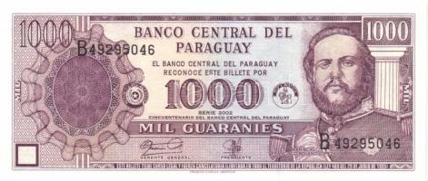Guyana 1992. 5$, 10$ T:I + Paraguay 2002. 1000G T:I + Venezuela 1989. 5B T:I