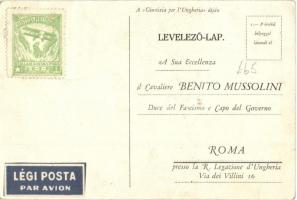 1932 Giustizia per l'Ungheria! / Justice for Hungary útja Budapestről Rómába. (1932. május 21-é...