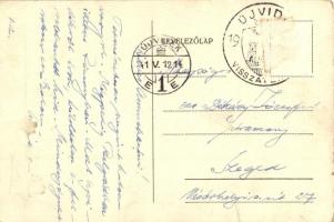 Újvidék, Novi Sad; A volt (felrobbantott) vasúti híd / the blown-up railway bridge + 1941 Újvidék vi...