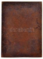 Solymári Valkó László (1909-1984) 1954. "Zrínyi Miklós" Br plakett (66,5x90,5mm) T:2