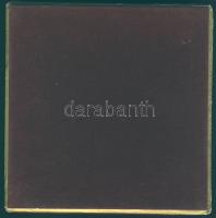 1984. "75 éves a magyar modellezés" nagyméretű Br emlékplakett T:2 Eredeti díszdobozban!