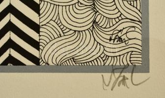 Szász Endre (1926-2003): Női arc. (Emese). Szitanyomat, sorszámozott, jelzett, 40×35 cm