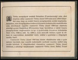 Törley Pezsgőborgyár Budafok 1880-1930. Bp.,(1930), Törley Pezsgőborgyár, (Monostory György-ny.), 32...