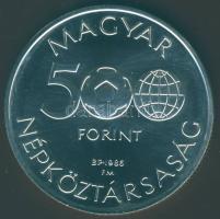 1986. 500Ft Ag "Labdarúgó VB" T:BU Csak 8000db!