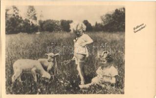 51 db MODERN gyerek motívumos képeslap / 51 modern motive postcards: children