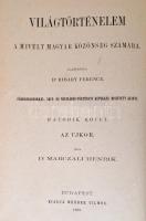 Ribáry Ferenc-Marczali Henrik-Molnár Antal: Világtörténelem a mívelt magyar közönség számára I-VIII....