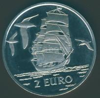 Hollandia 1997. 2€ "Hajózás-vitorláshajó" T:BU