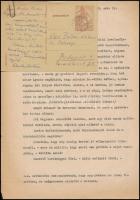 cca 1960-1970 Vas Zoltán korábbi 1956-os államminiszternek írott levelek: Illés Endre, Mesterházy Gy...