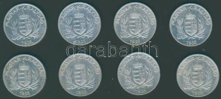 1938. 1P Ag (8x) T:2,2/3