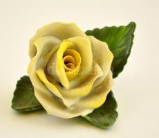 Herendi rózsa, kézzel festett, jelzett, nagyon apró kopásokkal, 8,5×8×6,5 cm