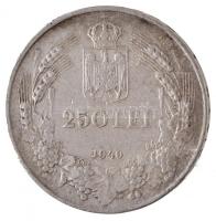 Románia 1940. 250L Ag "II. Károly" T:2,2- ph.
/ Romania 1940. 250 Lei Ag "Carol II&q...