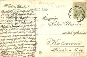 1907 Hajdúszoboszló, Vasút utca, takarékpénztár, zsinagóga; kiadja Körner Béla / synagogue (EK)