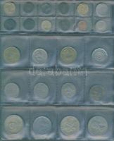 Jó világgyűjtemény 295 db régi és új, főleg tengerentúl, éremtartóban