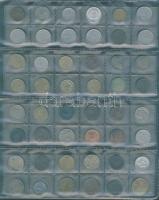 Jó világgyűjtemény 295 db régi és új, főleg tengerentúl, éremtartóban