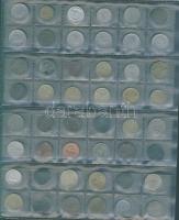 Jó világgyűjtemény 295 db régi és új, főleg tengerentúl, éremtartóban