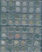 Jó világgyűjtemény 295 db régi és új, főleg tengerentúl, éremtartóban