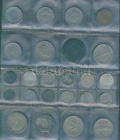 Jó világgyűjtemény 295 db régi és új, főleg tengerentúl, éremtartóban