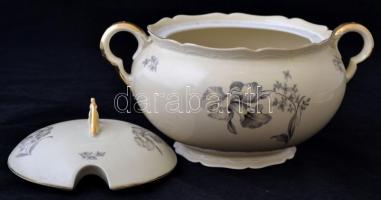 Drasche hiányos étkészlet, matricás, jelzett, kopott, összesen: 22 db