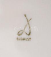 Drasche hiányos étkészlet, matricás, jelzett, kopott, összesen: 22 db