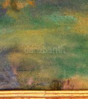 Páldy Zoltán (1884-1939): Hintázók. Pasztell, papír, jelzett, üvegezett sérült keretben, 51×67 cm