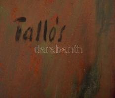 Tallós Ilona (1918-1991): Asztali csendélet. Olaj, farost, jelzett, keretben, 80×60 cm
