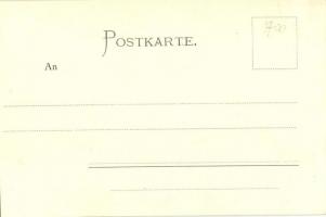 Sabbat-Ruhe auf der Gasse / Shabbat on the street. Judaica art postcard, A.J. Hofmann s: M. Oppenhei...