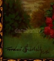 Tordai Székely Mihály (1890-1940): Park részlet. Olaj, vászon, jelzett, keretben, 40×50 cm