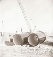 cca 1977 Kecskeméti városképek, régi és új épületek, városfejlesztési kordokumentumok, 21 db vintage...