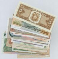 ~30db-os vegyes bankjegy tétel, közte Ecuador, NDK, Kambodzsa, Laosz, Indonézia, Suriname, Kongó, Ve...