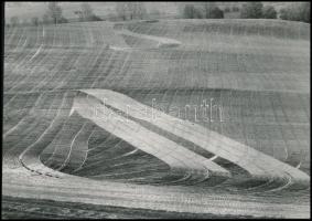 cca 1975 Tájképek, 3 db feliratozott, vintage fotóművészeti alkotás, 23,5x17,5 cm és 15,5x24 cm közö...