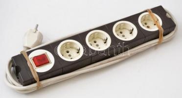 Vegyes bolha tétel: ellenállás/árammérő műszer, óra, fejhallgató, hőmérő, magyar kártya, 4-es eloszt...