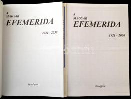 A Magyar Efemerida 1921-2020.+ A Magyar Efemerida 2010-2050. hn.,én., Paradigma. Kiadói papírkötés