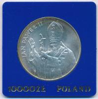 Lengyelország 1987. 10.000Zl Ag "II. János Pál Pápa" T:1 Poland 1987. 10.000 Zlotych Ag "Pope John Paul II" C:UNC