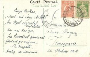 Üdvözlet Máramarosból. Zsidó típus / Jewish man from Maramures. Judaica  (EK)