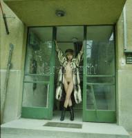 cca 1980 A nőket minden öltözteti: cipőfűző, kötél vagy bunda, szolidan erotikus felvételek, 7 db vi...