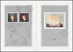 1986 Szász Endre (1926-2003) kétszeres dedikálása , 59. bélyegnapi FDC-n, bélyegekkel