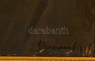 Herman jelzéssel: Férfi portré. Olaj, vászon, keretben, 50×40 cm