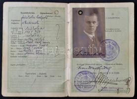 1923 Magyar útlevél