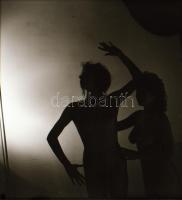 cca 1970-es évekből, válogatás különféle portfóliókból, szolidan erotikus felvételek, 11 db vintage ...