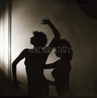 cca 1970-es évekből, válogatás különféle portfóliókból, szolidan erotikus felvételek, 11 db vintage ...