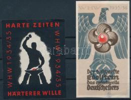 6 db német levélzáró, közte 4 horogkeresztes