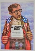 1978 Koppány Simon (1943-)-Hodosi Mária (1943-): A jónevű senki, amerikaik filmplakát, főszereplő: Woody Allen, 56,5x39,5 cm / The Front, movie poster, 56,5x39,5 cm