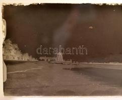 cca 1933 Alföldi szélmalmok, 3 db vintage üveglemez  negatív, 6x9 cm