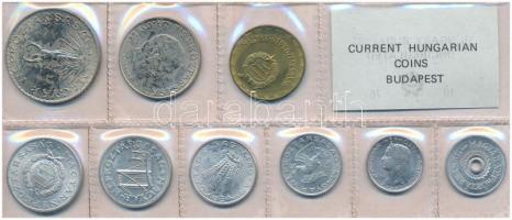 1976-1978. 3db klf forgalmi sor, azokban pedig 2f-10Ft (9xklf) érmés forgalmi sor fóliatokban T:1 Adamo FO9; FO10; FO11
